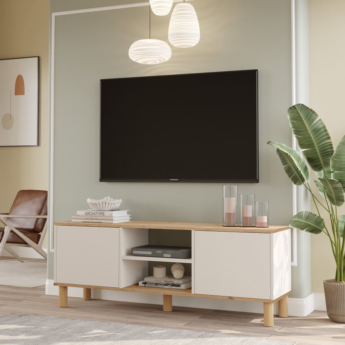 Hanah Home Soporte para TV ALS1-SKA Roble y Cachemira
